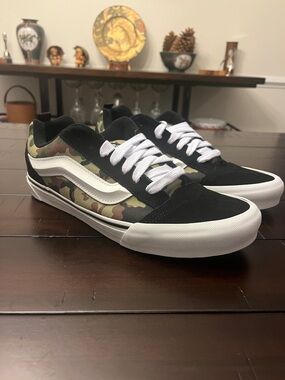 Vans Knu Skool Shoes Sneakers new Camo Camouflage Mens Size 10.5